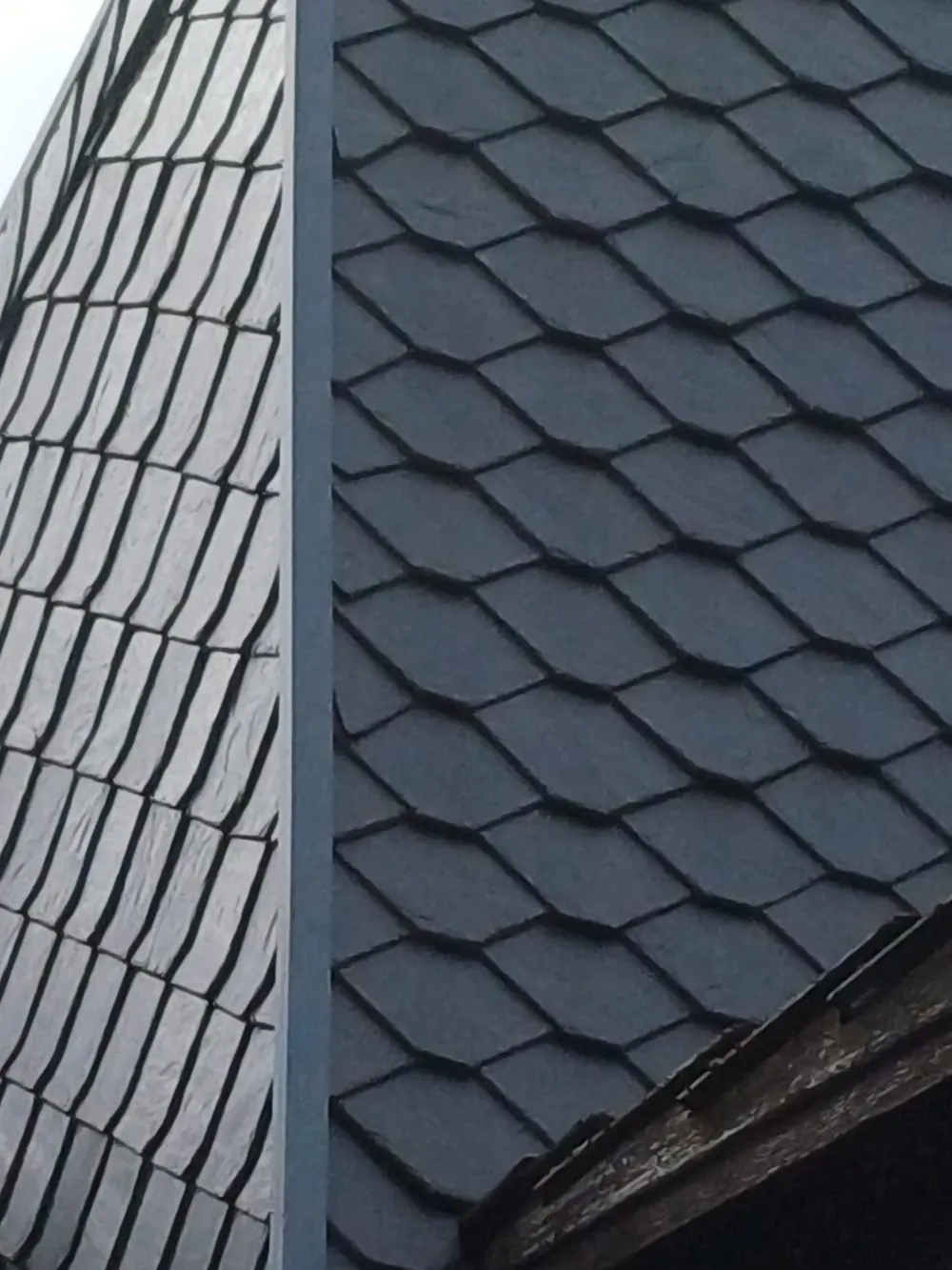 Rhombenschiefer-Detail