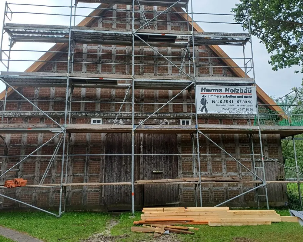 Fachwerksanierung an Resthof